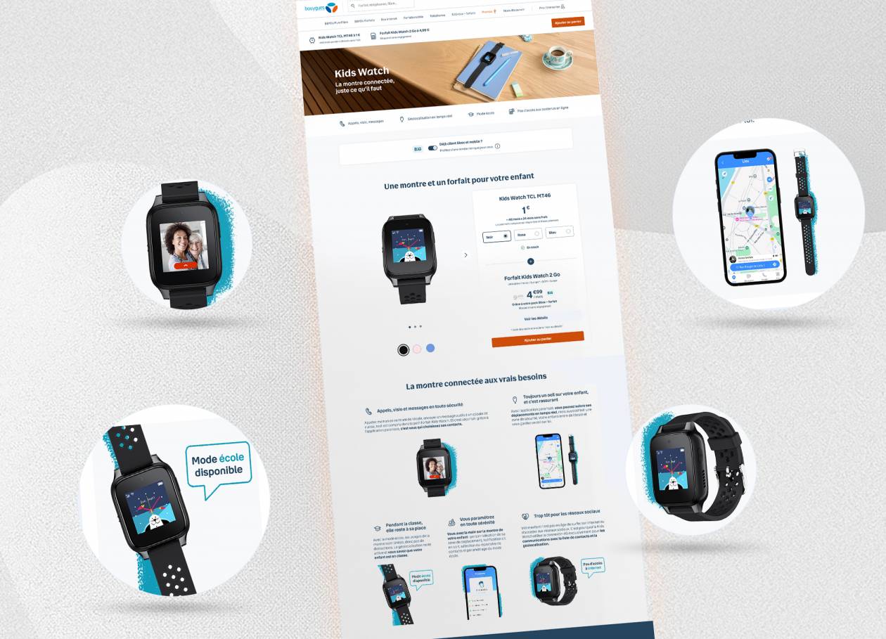 Landing Page Kids Watch